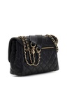 Bolso Guess Giully II Acolchado Comp Convertible Negro HWQG9673200-BLA