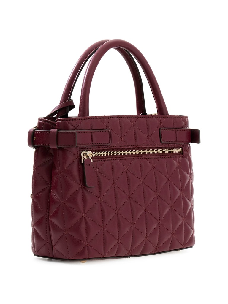 Bolso Guess Paisleigh Small Statchel Burdeos HWQG9883050-BUR