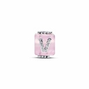Charm Pandora Cubo Amor Cristal Murano Rosado 794433C01