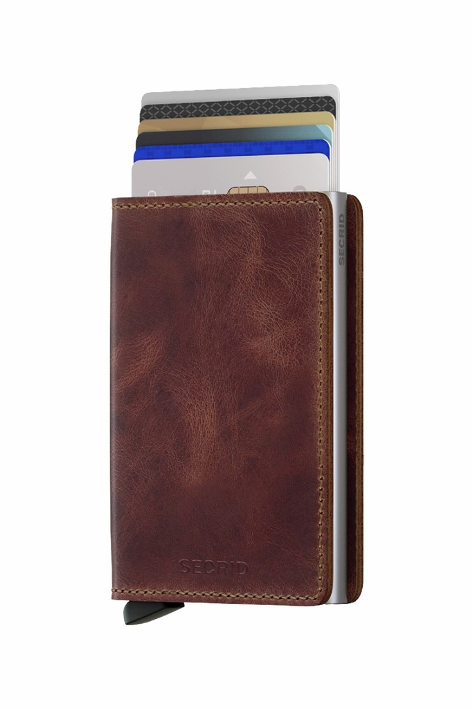 Cartera Secrid Slimwallet Vintage Brown