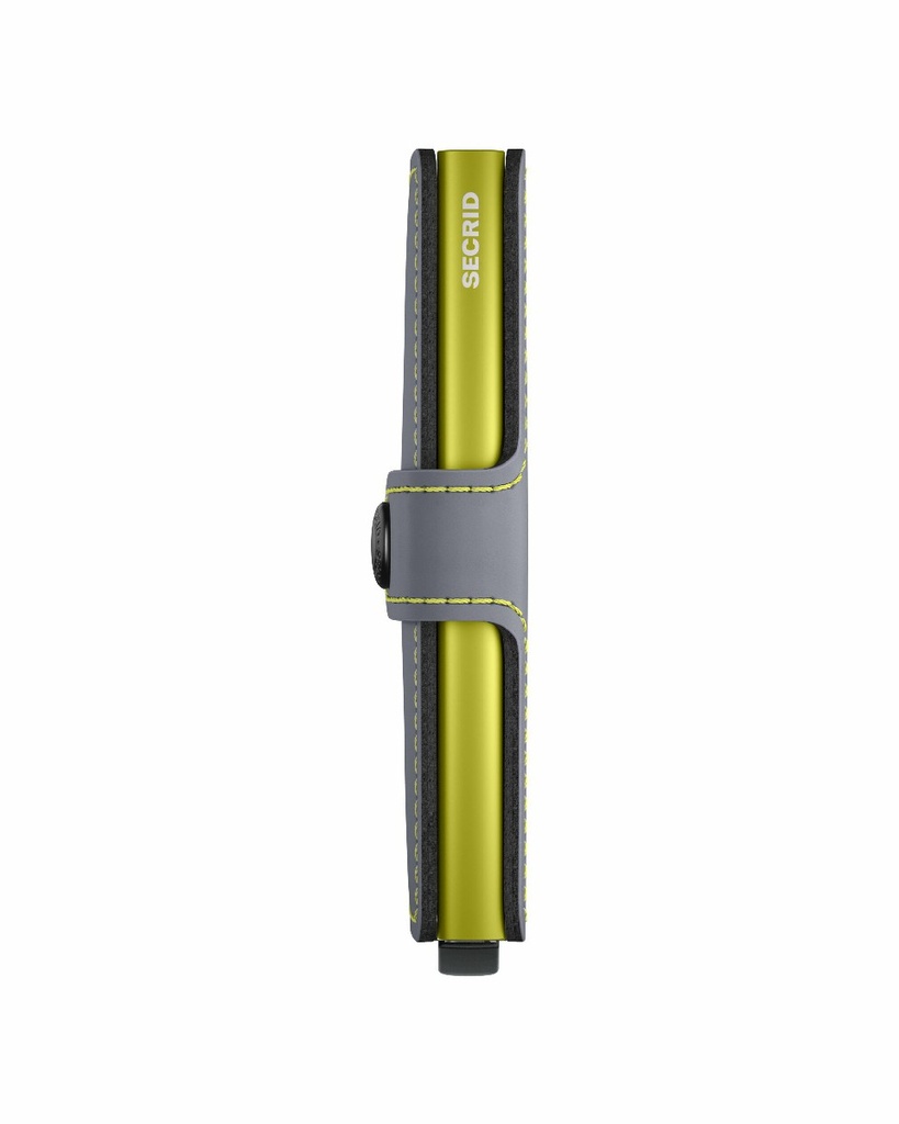 Cartera Secrid Miniwallet Matte MM-Grey & Lime