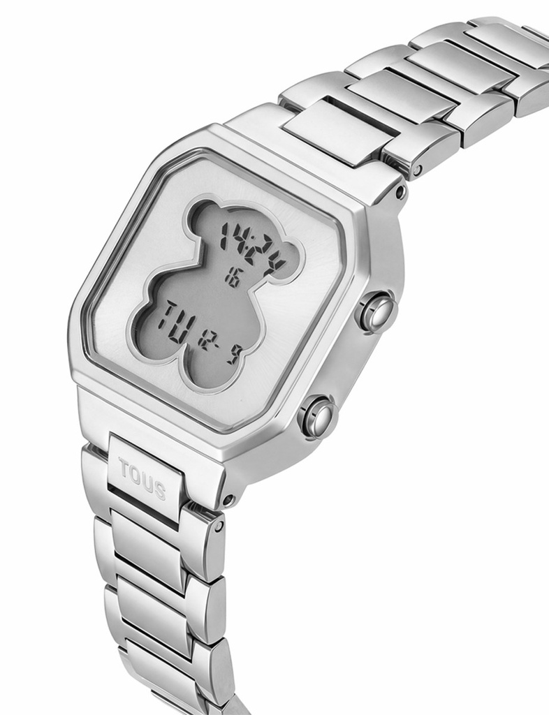 Reloj Tous Digital Brazalete Acero D-Bear  Mini 3000148400