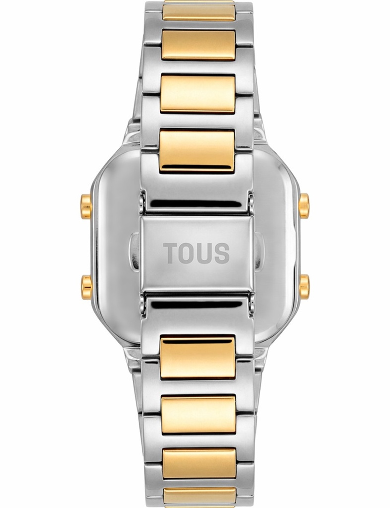 Reloj Tous Digital Brazalete Acero y Acero Dorado D-Bear Mini 3000148300