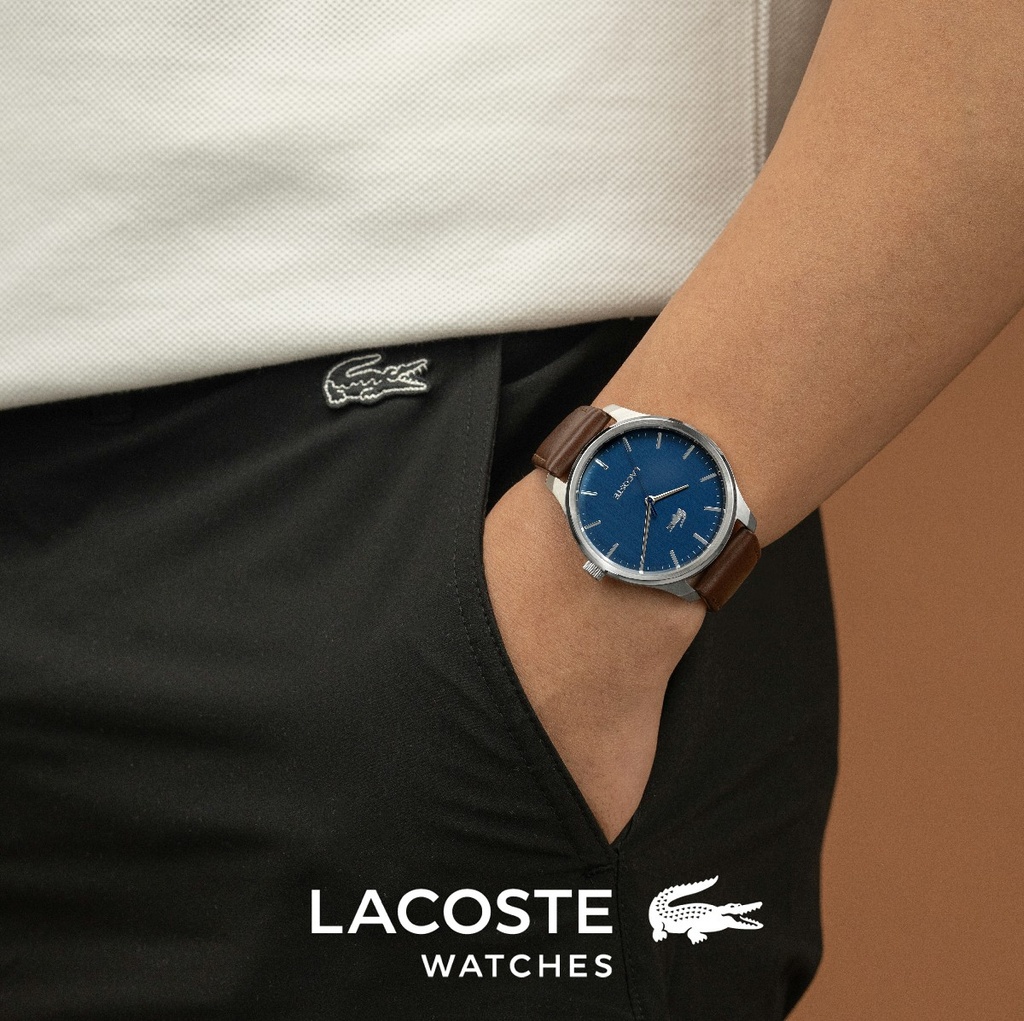 Reloj Lacoste Lisbon Hombre Correa Piel Marrón 2011477