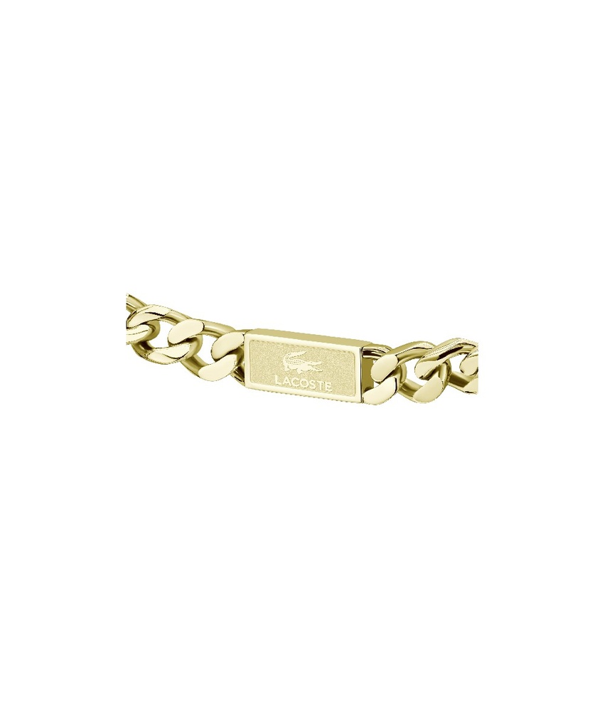 Pulsera Lacoste Hombre Acero Dorado 2040440