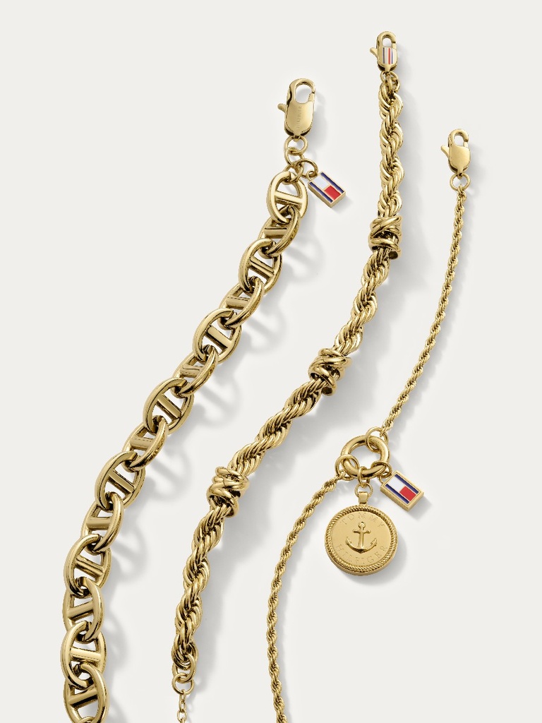 Pulsera Tommy Hilfiger Marina Mujer Acero Dorado 2781018