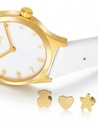 Reloj Tous Epic Icon KDT Niña Silicona Blanca y Charms Dorados 3000148900