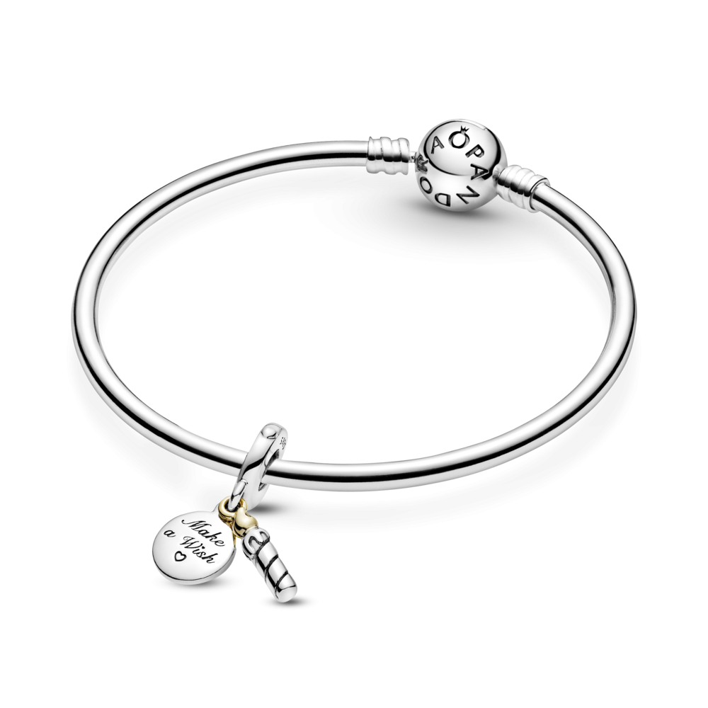 Charm Colgante Pandora Vela Cumpleaños Bicolor