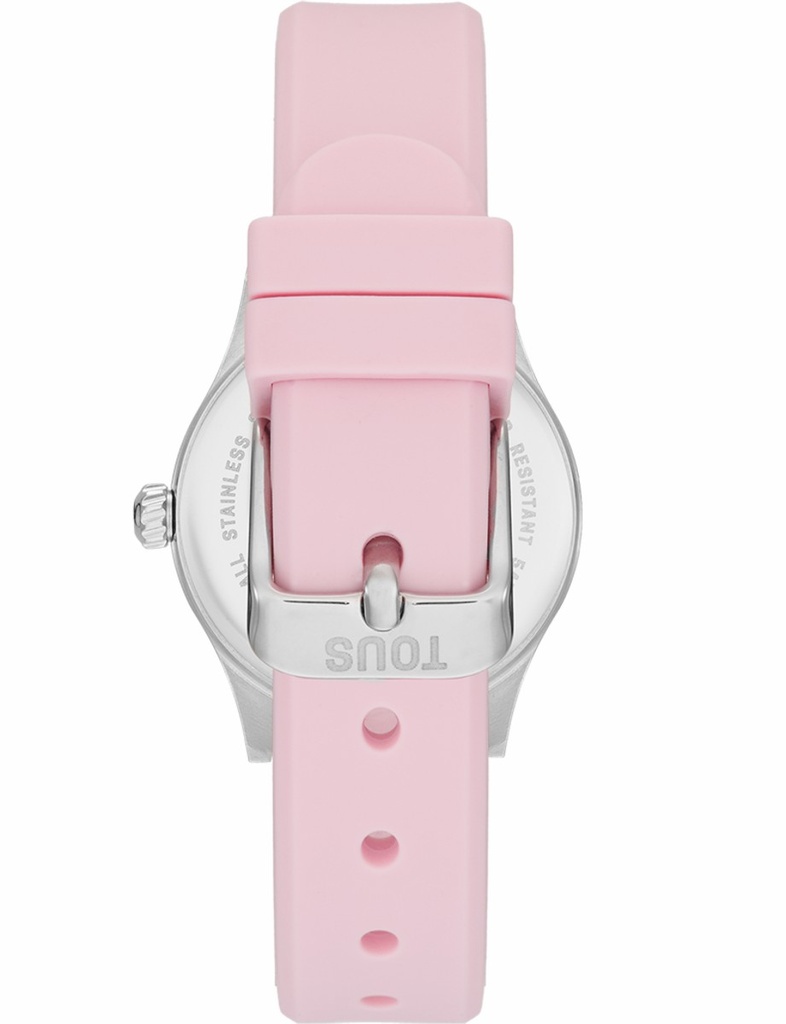Reloj Tous Epic Icon KDT Niña Silicona Rosa y Charms Plateados 3000149000