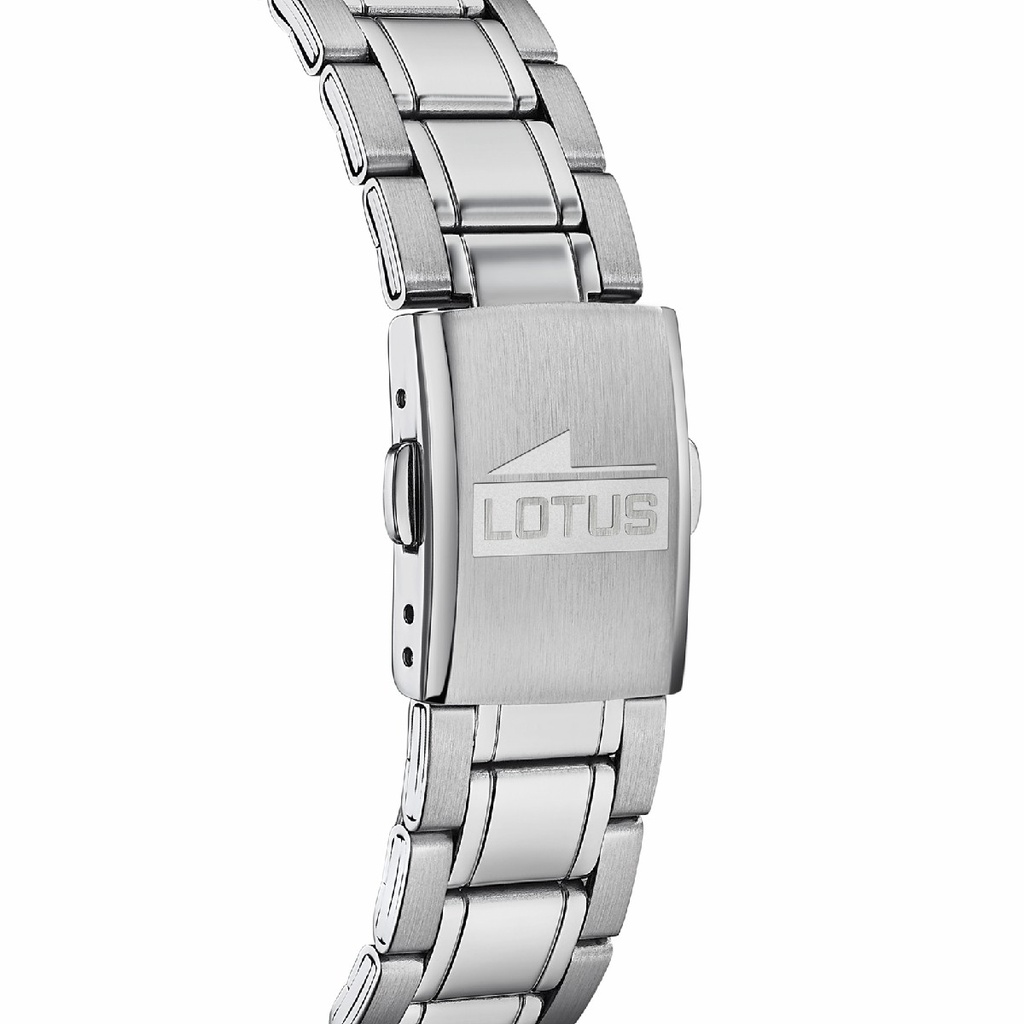 Reloj Lotus Junior Niño Acero y Esfera Blanca/Azul 18580/7