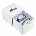 Reloj Lotus Junior Niño Piel Azul y Esfrea Blanca 18787/4
