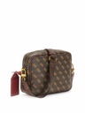 Bolso Guess Mini Bandolera Milano Logotipo 4G Marrón HMMILOP5422-BNH