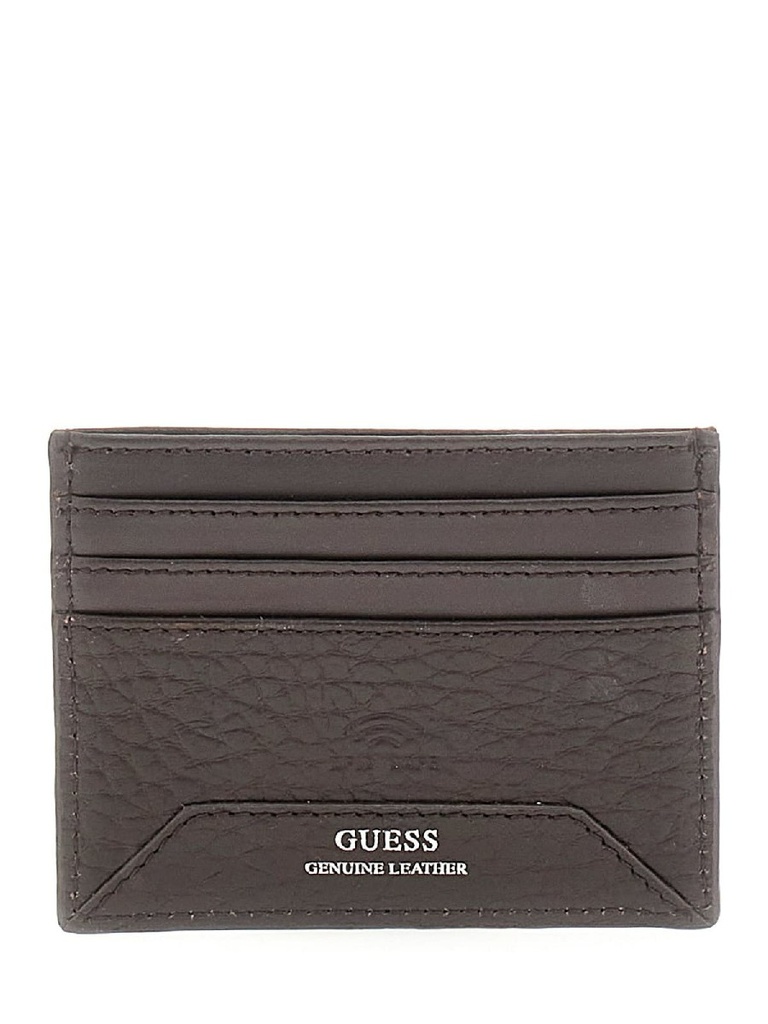 Tarjetero Guess Men Barcelona Marrón SMBAGRLEA25-DKO