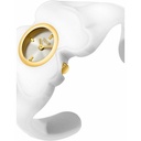 Reloj Tous T. M Bear Folks Analógico Acero Dorado y Policarbonato blanco 3000147200