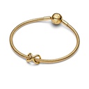 Charm Pandora Infinito Para Siempre Dorado 763243C00