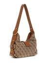 Bolso Guess Camden Mini Shoulder Beige Multi HWJJ9308720-LLG