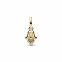 Charm Pandora Colgante Mini Dorado Mano de Fátima Verde 764612C01