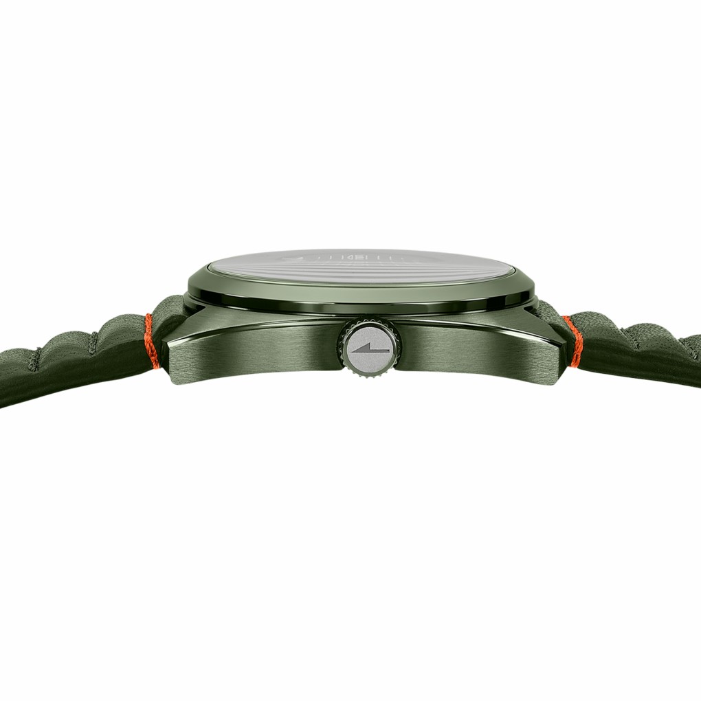 Reloj Lotus Pulse Collection Hombre Piel Verde / Naranja 19098/1