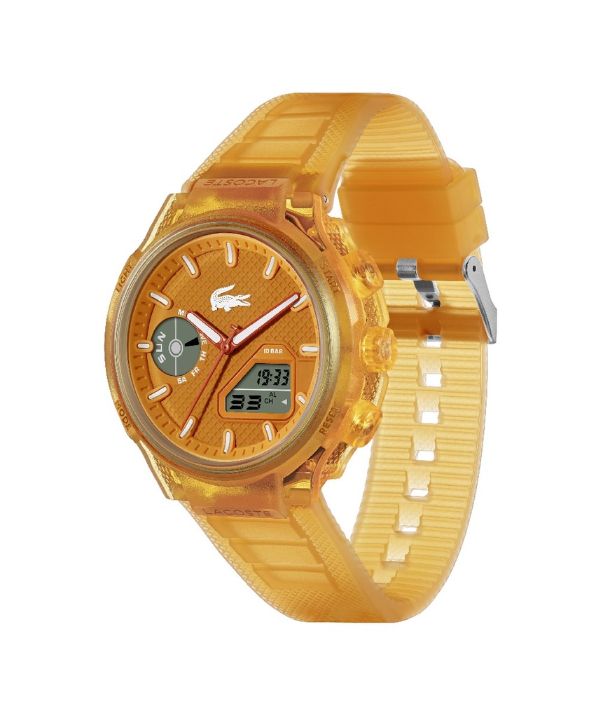 Reloj Lacoste LC 33 Analógico y Digital Silicona Naranja 2011431