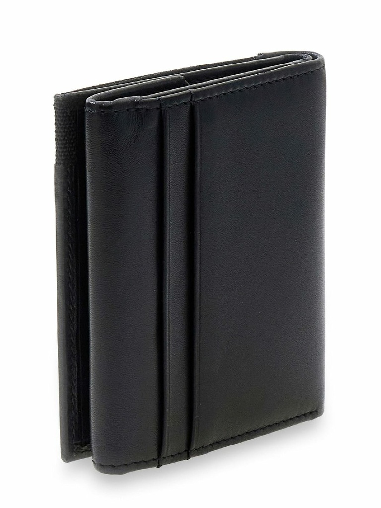 Cartera Guess Berna Trifold Hombre Negra SMBEHNLEA04-BLA