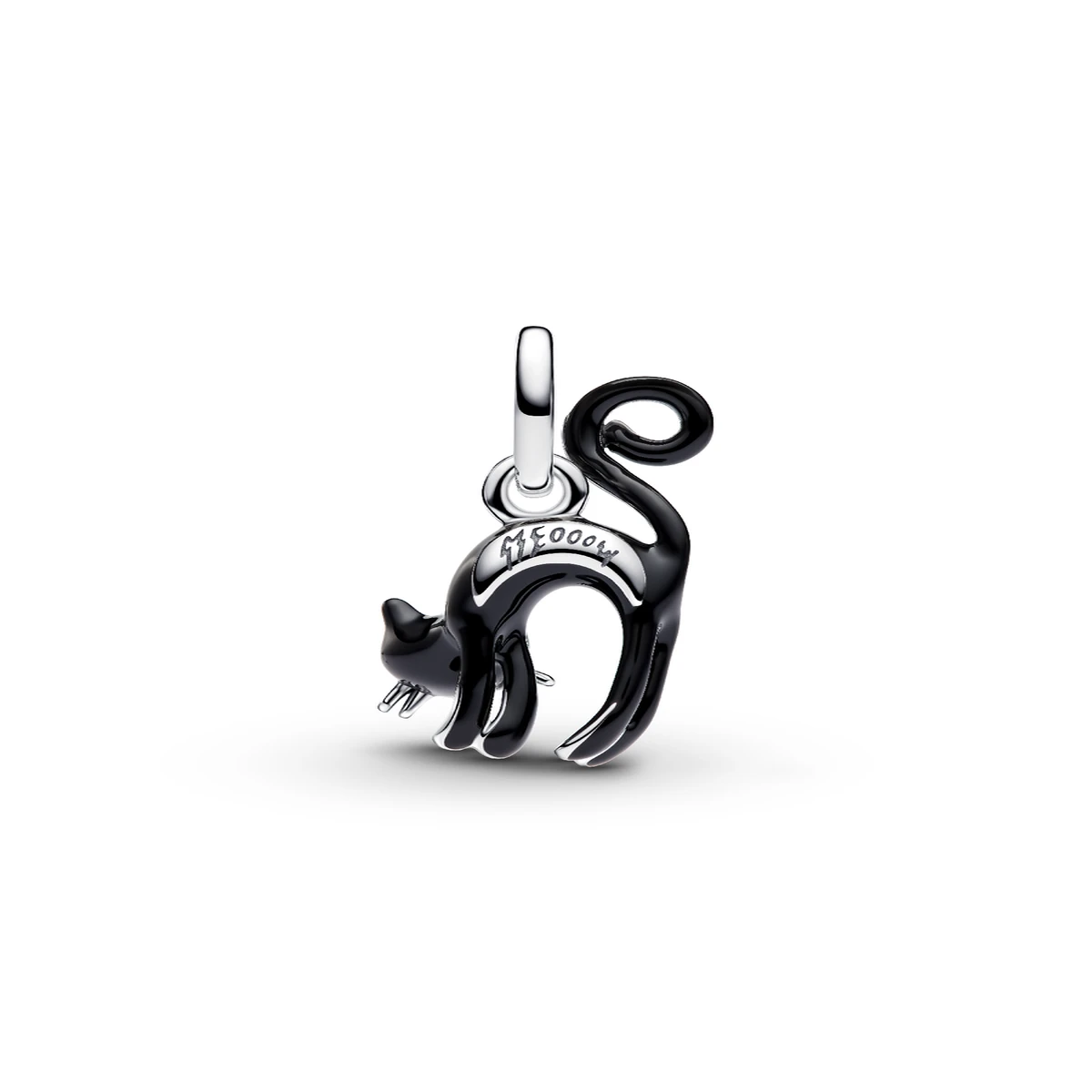 Charm Colgante en plata de ley Gato Negro (Adicional 1)
