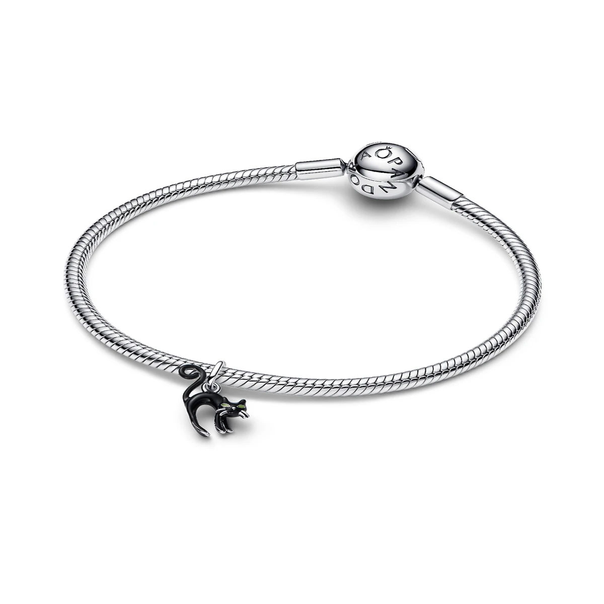 Charm Colgante en plata de ley Gato Negro (Adicional 2)