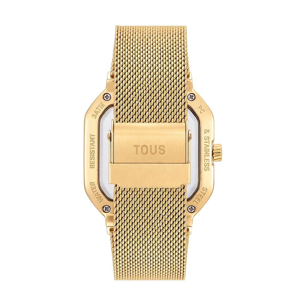 Reloj Tous D-Bear Party IP Oro Malla 3000157900 - Vista 3