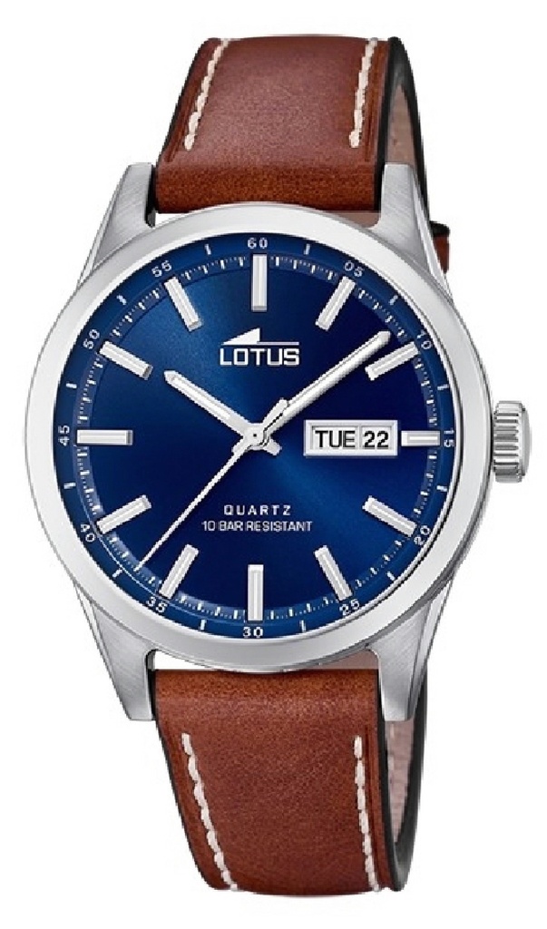 Reloj classic Lotus caballero con esfera azul