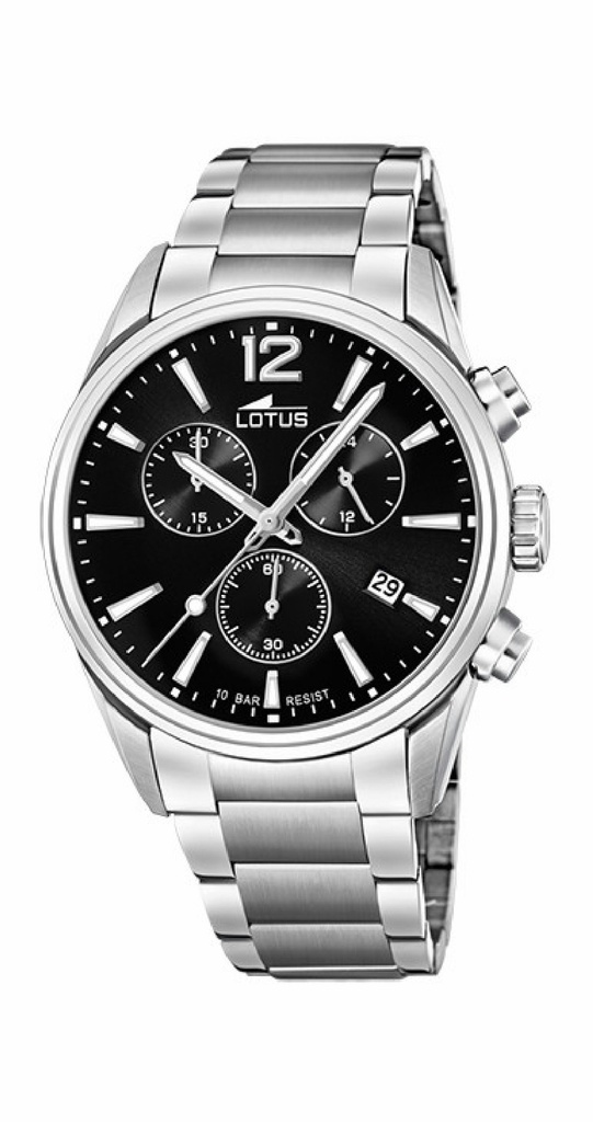 Reloj Lotus Hombre Chrono con Esfera Negra 18690/3