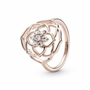 Anillo Pandora Rose Declaración Pétalos de Rosa
