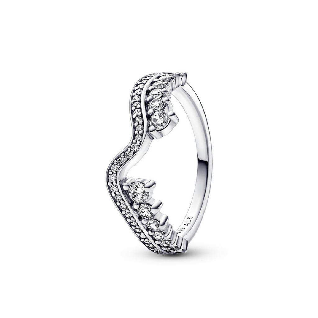 Anillo Pandora Ola Asimétrica Brillante 192543C01