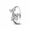 Anillo Pandora Racimo de Herbario Asimétrico Brillante