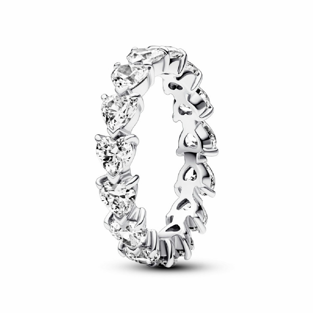 Anillo Pandora Eternidad Fila de Corazones 193103C01