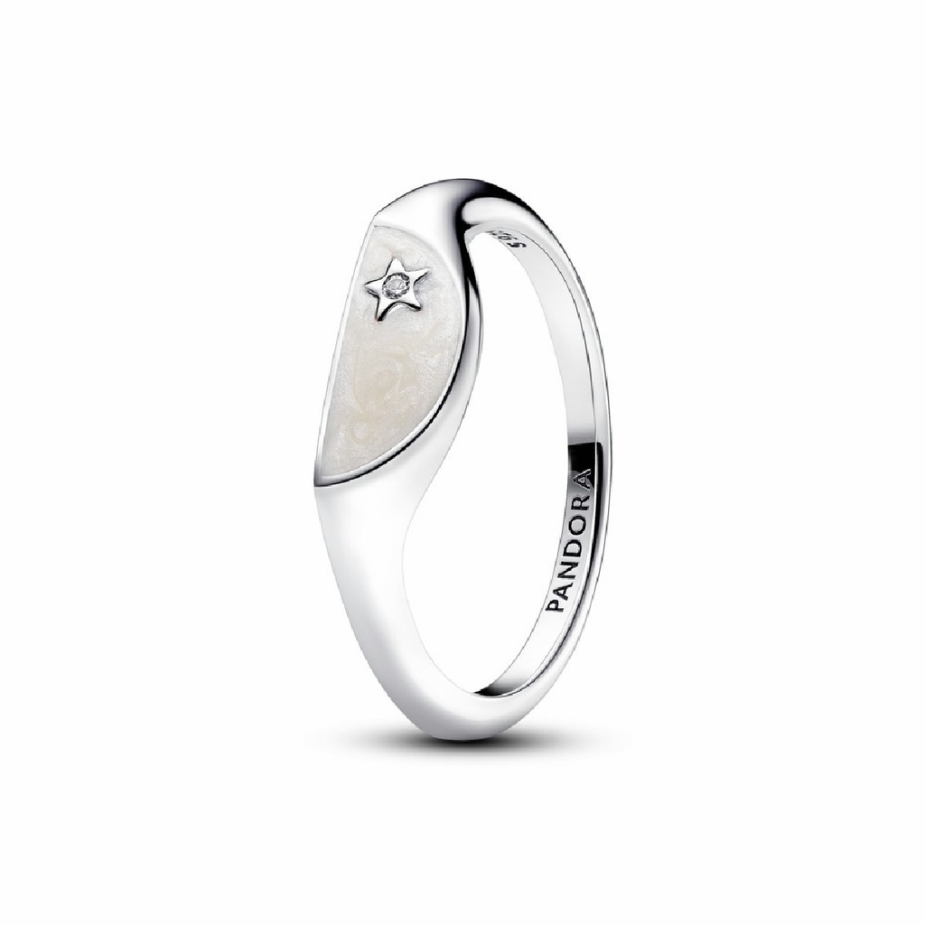 Anillo Pandora ME Mitad Sello Esmaltado 193325C01