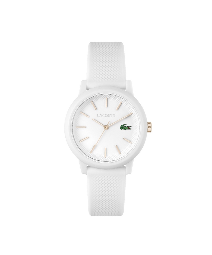 Reloj Lacoste 12.12 Mujer Silicona Blanca