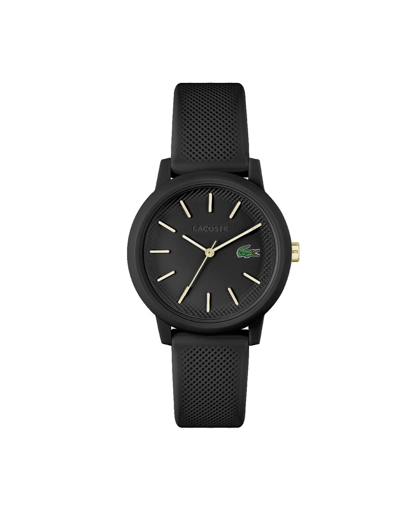 Reloj Lacoste 12.12 Mujer Silicona negra