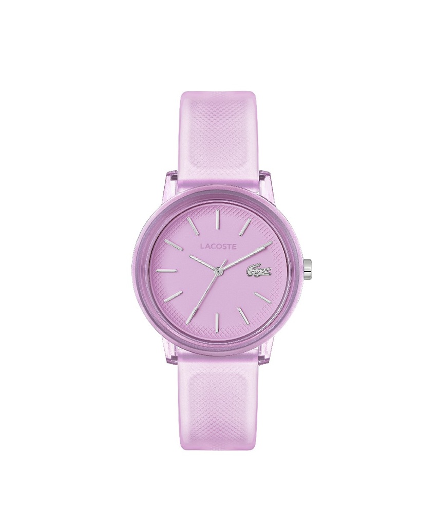 Reloj Lacoste Mujer LC 12.12 Analógico Silicona Petit Piqué Rosa 2001362