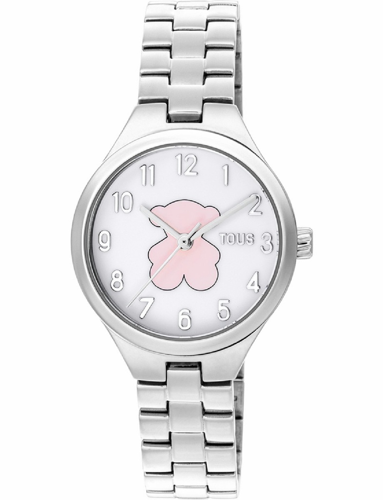 Reloj Tous Niña New Muffin Acero inoxidable Oso Rosa 200351095