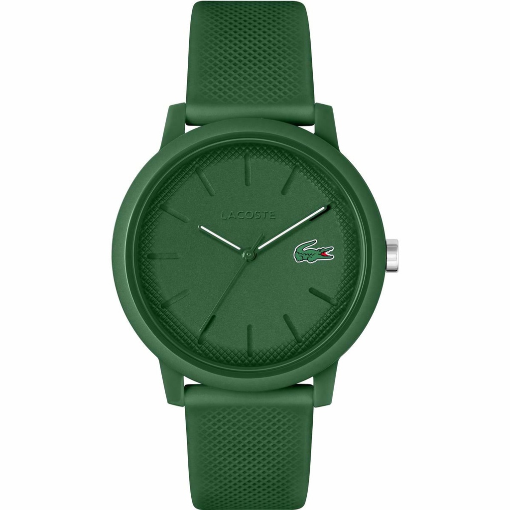 Reloj Lacoste 12.12 Unisex Silicona Verde analógico