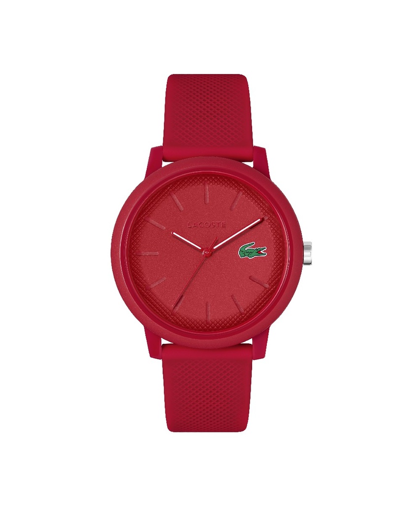 Reloj Lacoste Unisex 12.12 Analógica Silicona Roja 2011173