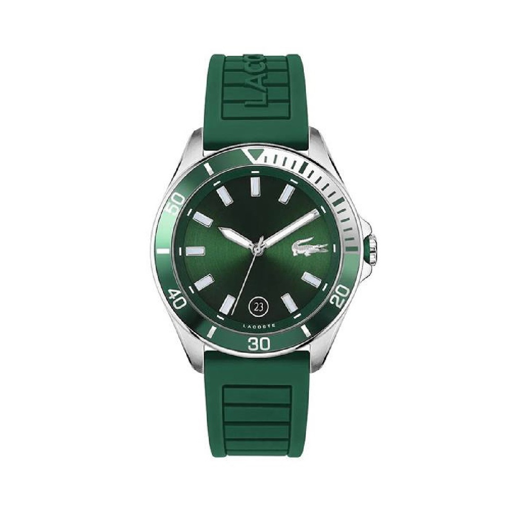 RELOJ LACOSTE TIEBREAKER HOMBRE VERDE ANALOGICO