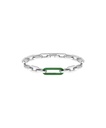 Pulsera Lacoste Hombre Ensemble Acero-Caucho Verde 2040103