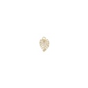 Charm Suelto Salvatore Miscellany Hoja de Palmera Plata Chapada