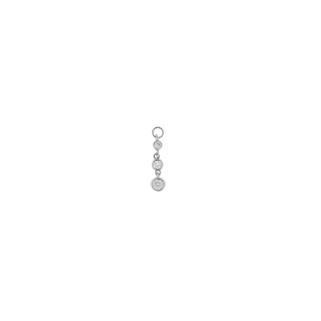 Charm Salvatore Tres Chatones Plata circonita