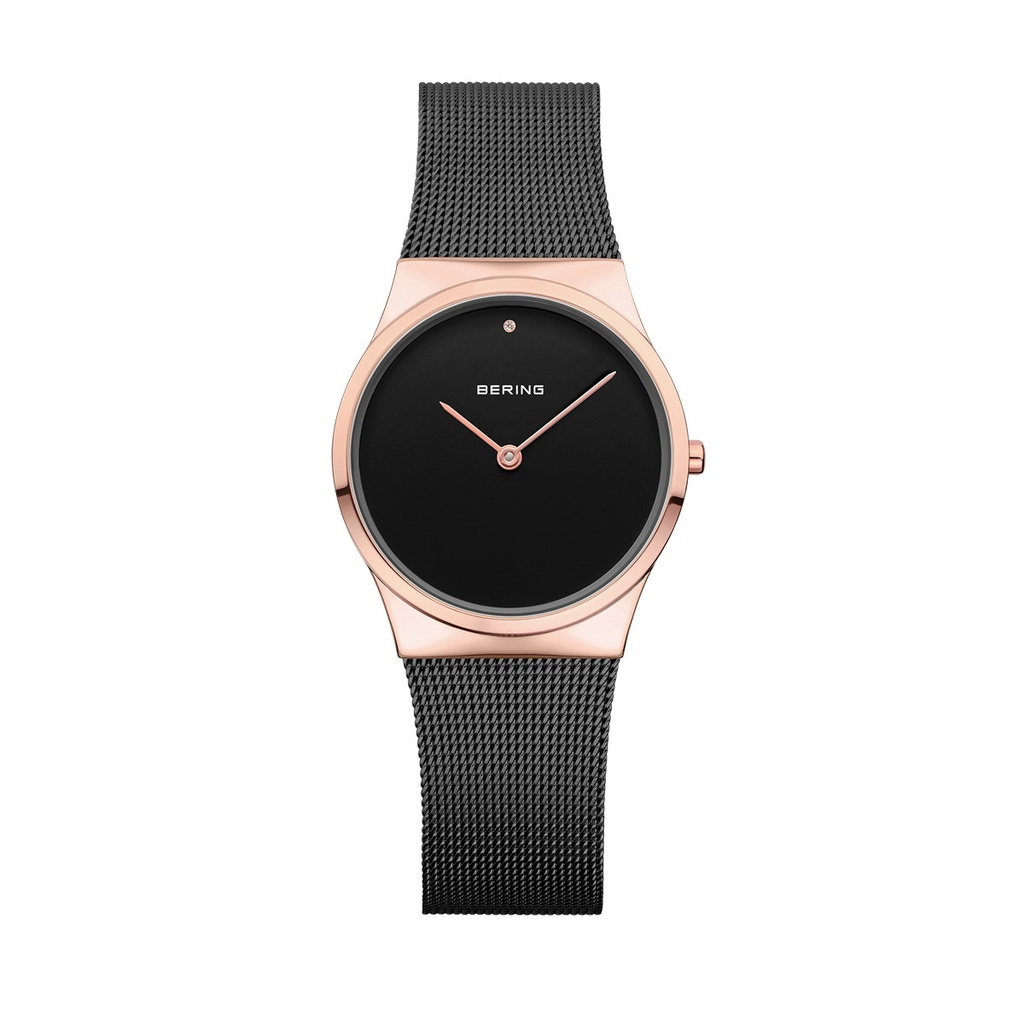 Rejoj Bering Classic Mujer acero inoxidable IP negro