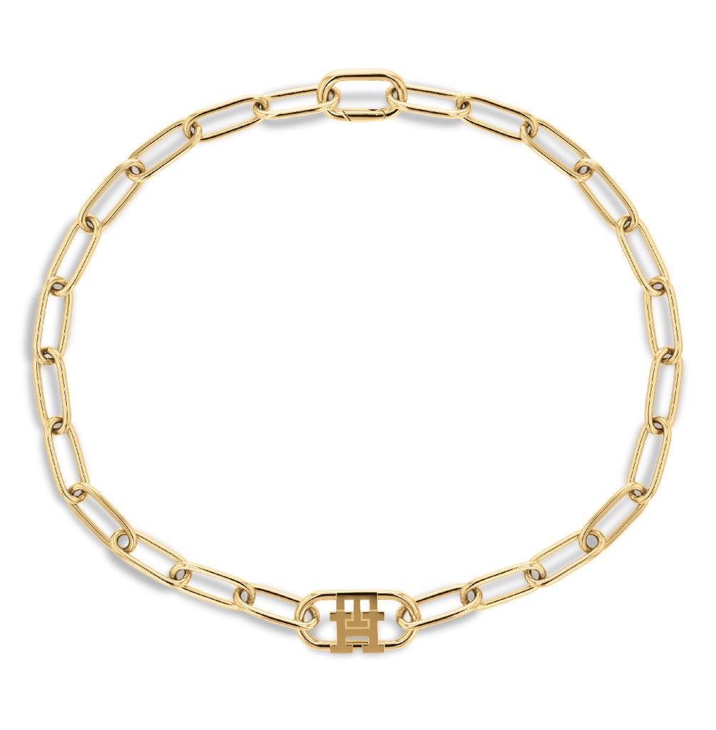 Collar Tommy Hilfiger Mujer Eslabones Acero Dorado