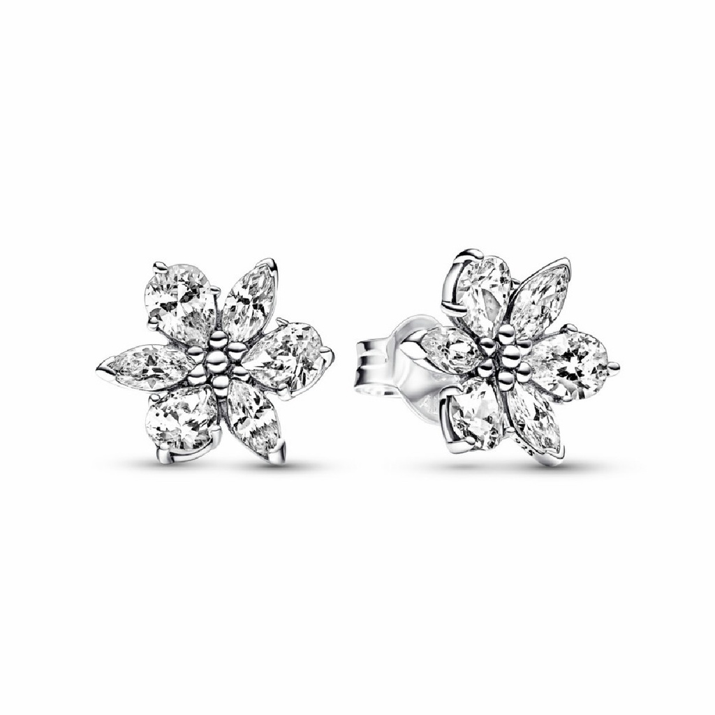 Pendientes Pandora Plata Herbolario Brillante