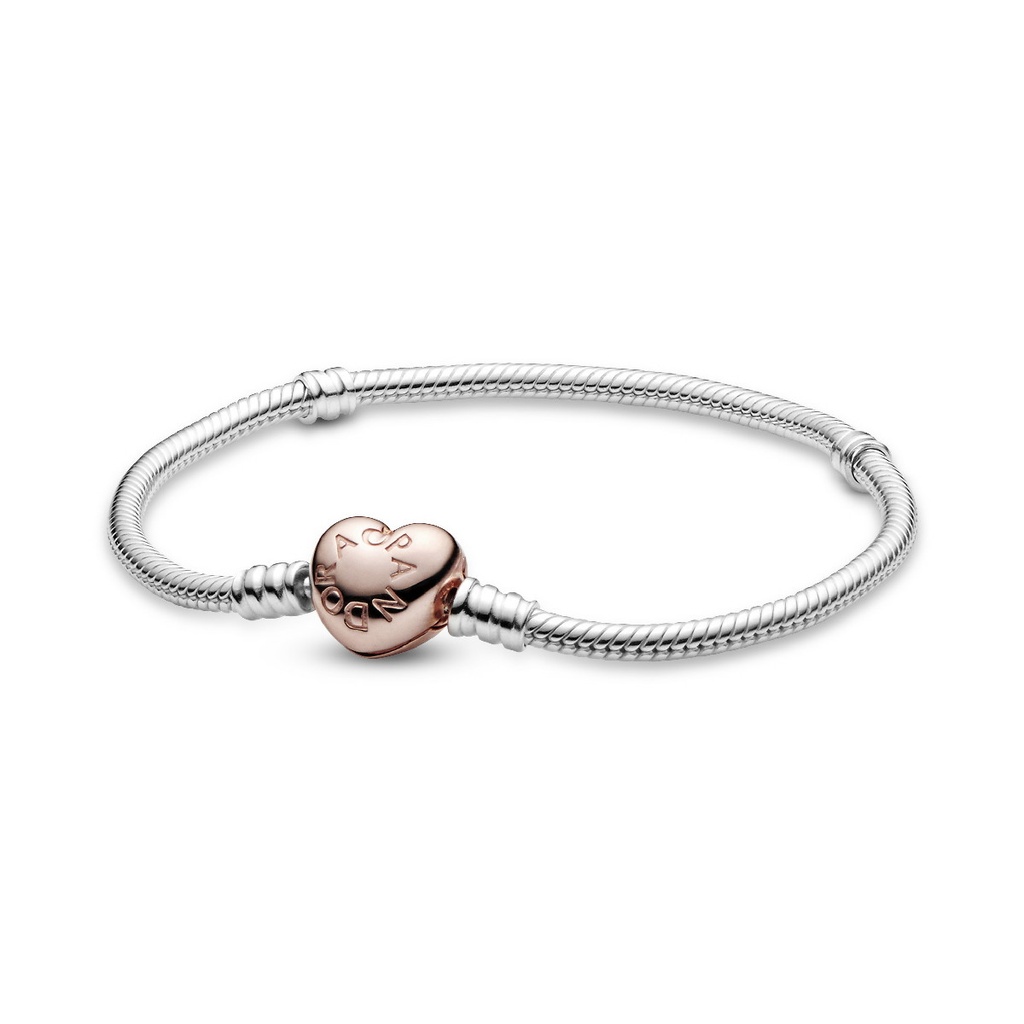 Pulsera Pandora Moments Cierre Corazón Rose