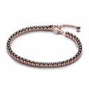 Pulsera Pandora Rose de Tenis Negra Brillante