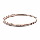 Pulsera Pandora Rose Rígida Signature I-D Pavé